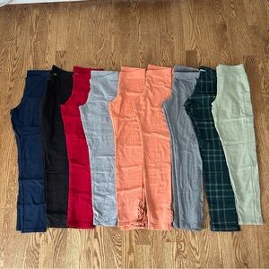 Girls 10-12 (Large) Leggings Lot - Old Navy, Members Mark, Cat&Jack